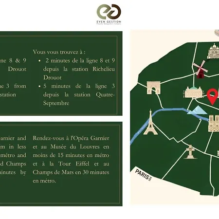 31#louvre#opera#paris02 # 2bedrooms #ac 아파트 *